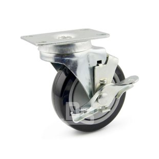 DS20系列 TPU轮 刹车脚轮 轻型脚轮(载重量：120-140kg)