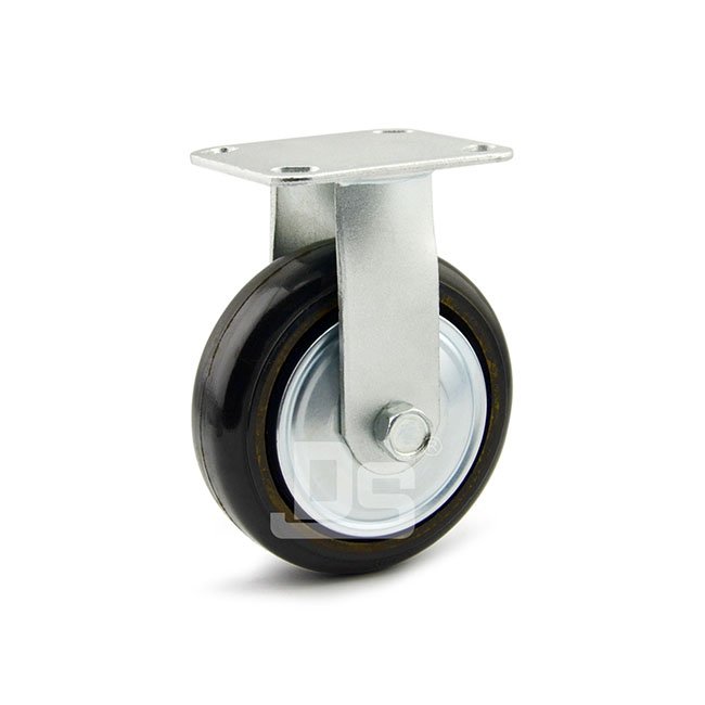 DS34系列 铁芯橡胶轮 定向脚轮 中重型脚轮(载重量：110-160kg)