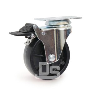 DS20系列 PP轮 双重刹车脚轮 轻型脚轮(载重量：120-180kg)