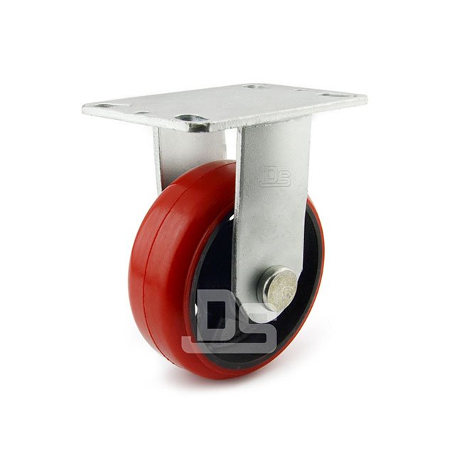 DS42系列 聚氨酯脚轮 定向脚轮 重型脚轮(载重量：450-650kg)