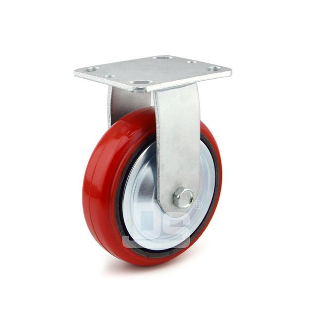 DS40系列 铁芯聚氨酯轮 定向脚轮 重型脚轮(载重量：320-400kg)