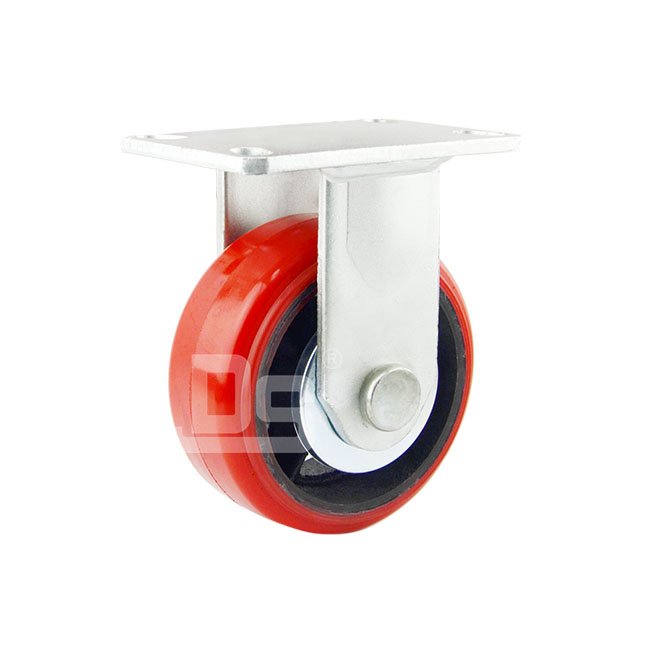 DS50系列 高载聚氨酯轮 定向 超重型脚轮(载重量：650-1000kg)