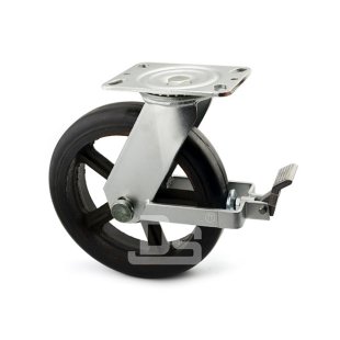 DS42系列 橡胶脚轮 刹车脚轮 重型脚轮(载重量：220-320kg)