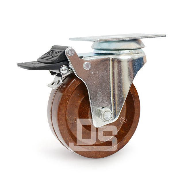 DS20系列 尼龙玻纤轮 耐高温脚轮 复合刹车脚轮（280℃）