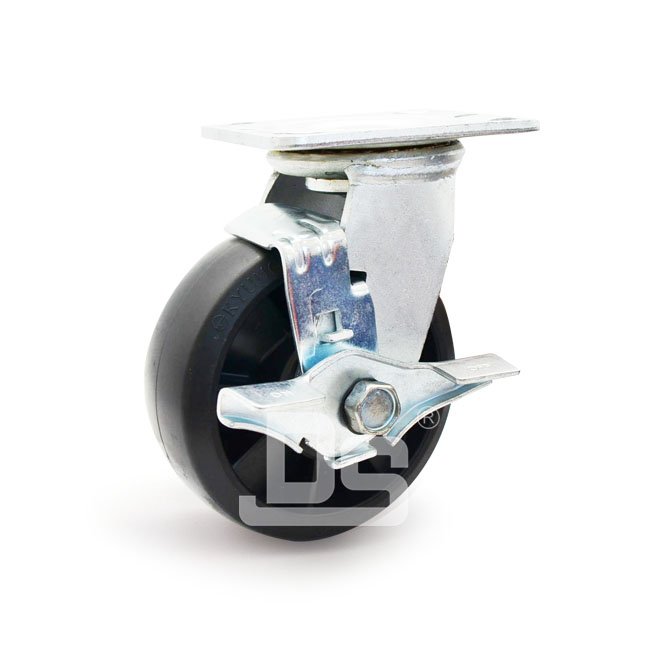 DS40系列 PP塑料轮 刹车脚轮 重型脚轮(载重量：100-200kg)